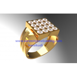 RING WITH 16 STONE