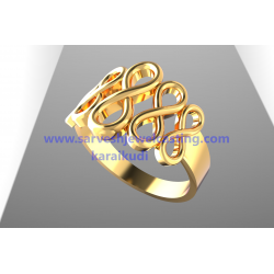 GOLD SPIRAL DESIGN RINGS