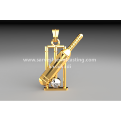 GOLD CRICKET PENDENTS