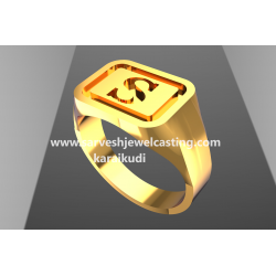 GOLD NAME RINGS