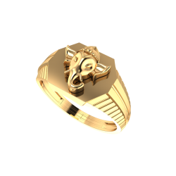 Ganesha Gold Ring