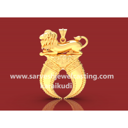 Gold Lion Pendants