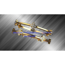 BANGLE GOLD WITH STONES