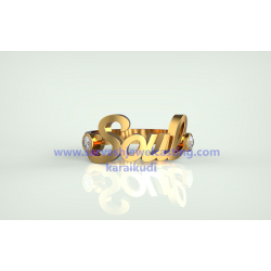 GOLD NAME RINGS