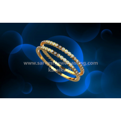 BANGLE GOLD WITH STONES
